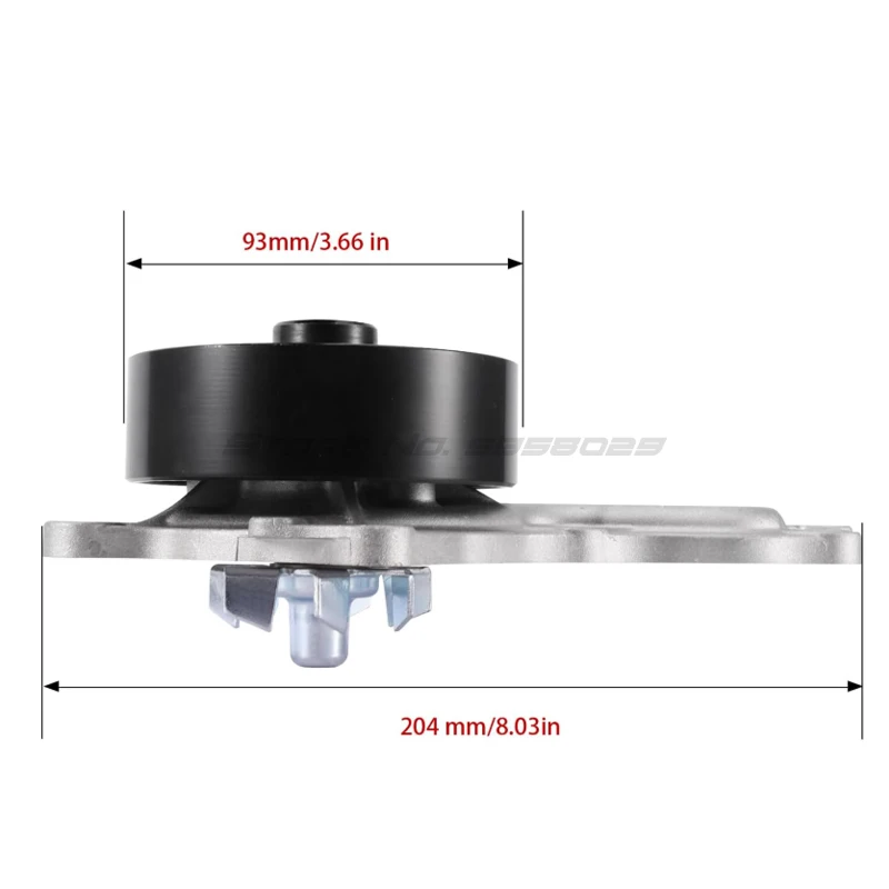 Bomba de água elétrica AW6252 42031 1312448   Para Toyota 2009-2020 Camry/RAV4/Highlander/Sienna/Venza, Scion tC 2011-2016 2.5L-2.7L