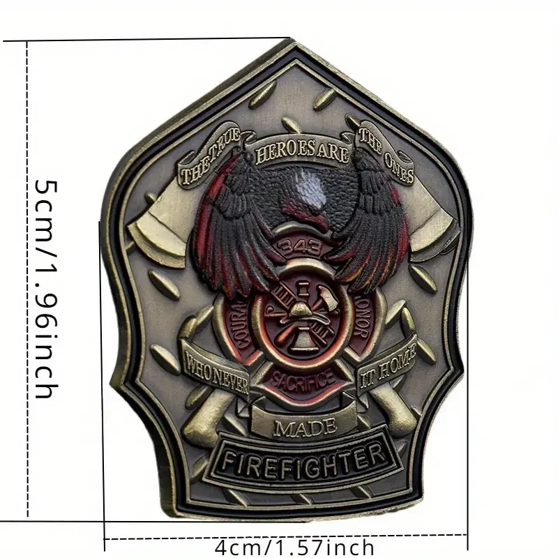US Military Metal Emblem Badge Shield Bezels for Odd Shape Medallion Challenge Coin Crafts Military Gift Collectible Decorations