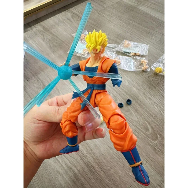 Dragon Ball S.H.Figuarts SHF Super Saiya SSJ Gohan Heads Accessories Goku Clothing Model Kit Anime Action Figures Toys Collect