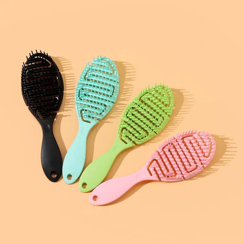 

Hair Types Hollow Comb For All Big Bend Massage Suitable Comb Comb Spare Ribs Hair Care Braiding Hair Tools For Women