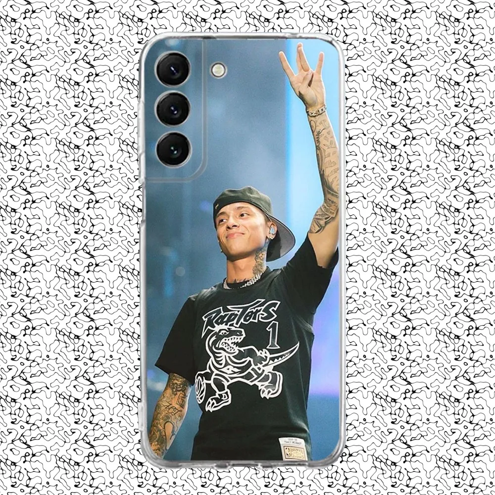 Rapper Centrale Cee Telefoon Case Siliconen Voor Samsung S30,S23,21,22,20 Ultra,S20 Fe Lite, S10,9, Pius Note20ultra Cover Clear