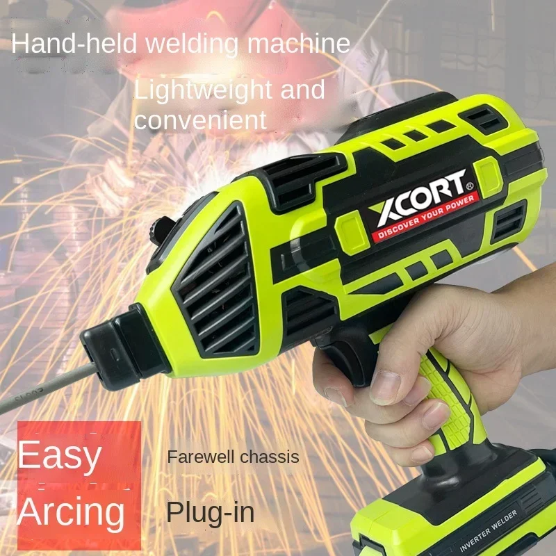 XCORT Handheld electric welding machine household 220V Mini Portable belt industrial integrated spot welding machine