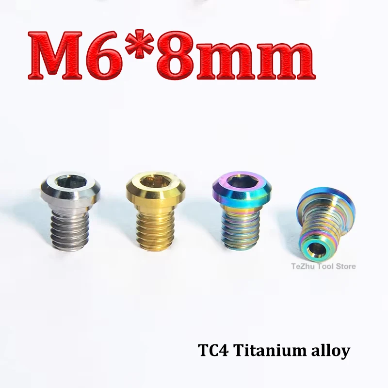 

1Pcs M6x8mm Titanium Alloy Screw Bicycle Speed Change Locking Screw r8000 Lock Wire Modification And Repair
