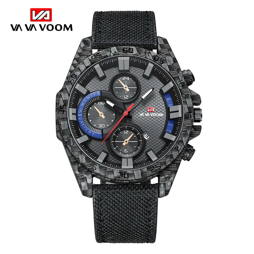 2023 New Famous Brand Luxury Business Sports Fashion Creative Leather Quartz Calendar 3ATM Waterproof Pilot Series Mens Watches