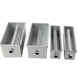 Flowing Heart Cake Mold Bread Baking Pan Non-Stick Loaf Pans Toast Box Alloy Square Heat Resistant Cake Mold With Removable Tube