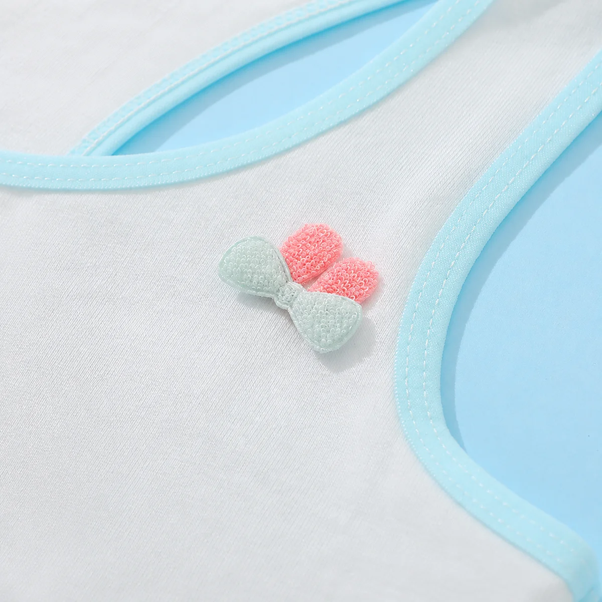 1pcs Cotton Children Single Layer Bras Kid Thin Vests Girls Sport Brassiere Student Comfort Breathable Underwear Teen Bra No pad