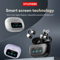 Choice HYUNDAI HY-C02 Auriculares con pantalla LED de alimentación Auriculares inalámbricos con Bluetooth Micrófono Cancelación de ruido Auriculares con sonido estéreo