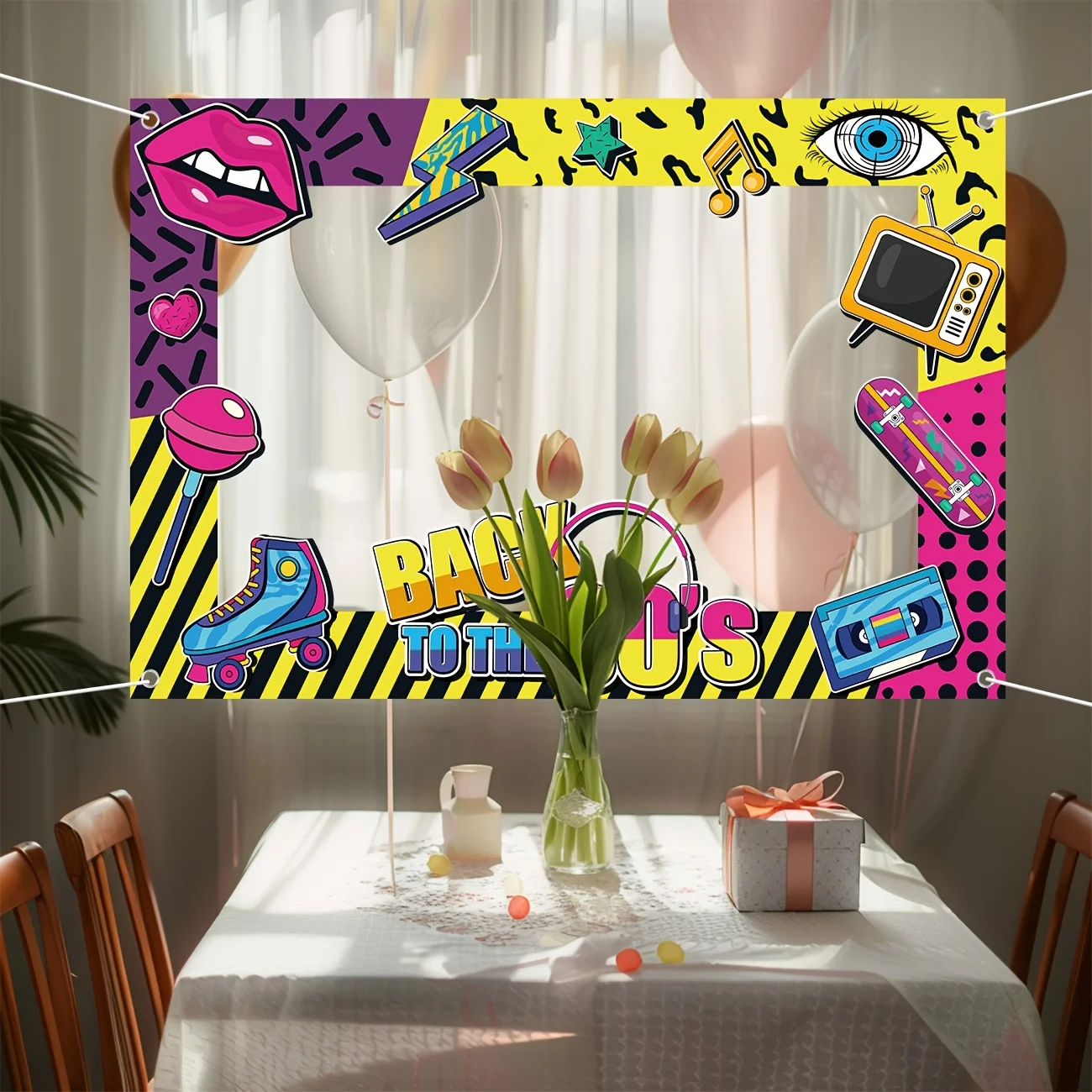 Terug naar de jaren '80 Party - Photo Booth Frame recensie en prijs