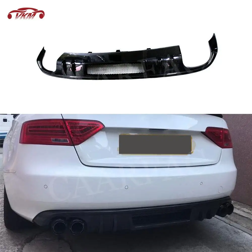 

Rear Bumper Diffuser for Audi A5 Coupe 2008-2011 Rear Diffuser Rear Bumper Lip Diffuser Splitters Spoiler Carbon Fiber