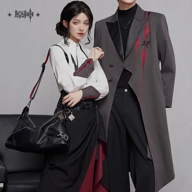 [Pre-sale] Official Genshin Impact Licensed Anime Arlecchino Theme Impression Series Game Merchandise Crossbody Bag COS Backpack