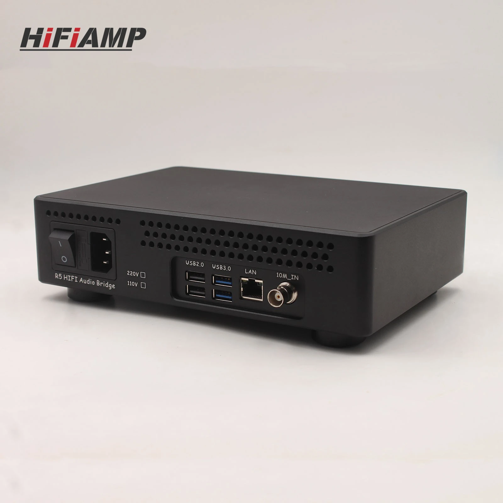 HiFiAMP R5 4G Version Streaming Media HiFi Digital Turntable High Precision OCXO Built-in Motherboard for Raspberry Pi 5 (No SSD