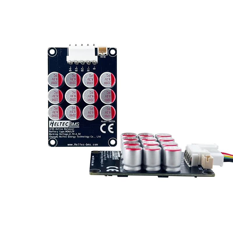 HeltecBMS Balanceador ativo de bateria de lítio 4S 16S 5A 3S com swich 12V 48v Lifepo4 módulo de balanceamento de célula de bateria