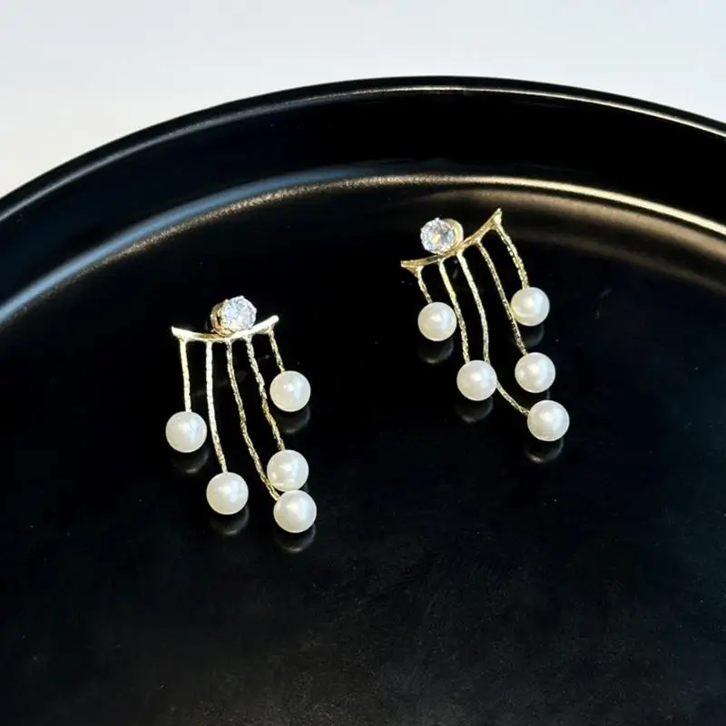 R7UF Giftable Drop Earrings for Women, Long Fringe Post Back Dangle Jewelry for Parties, Wedding Guest Looks, and Daily Wear
