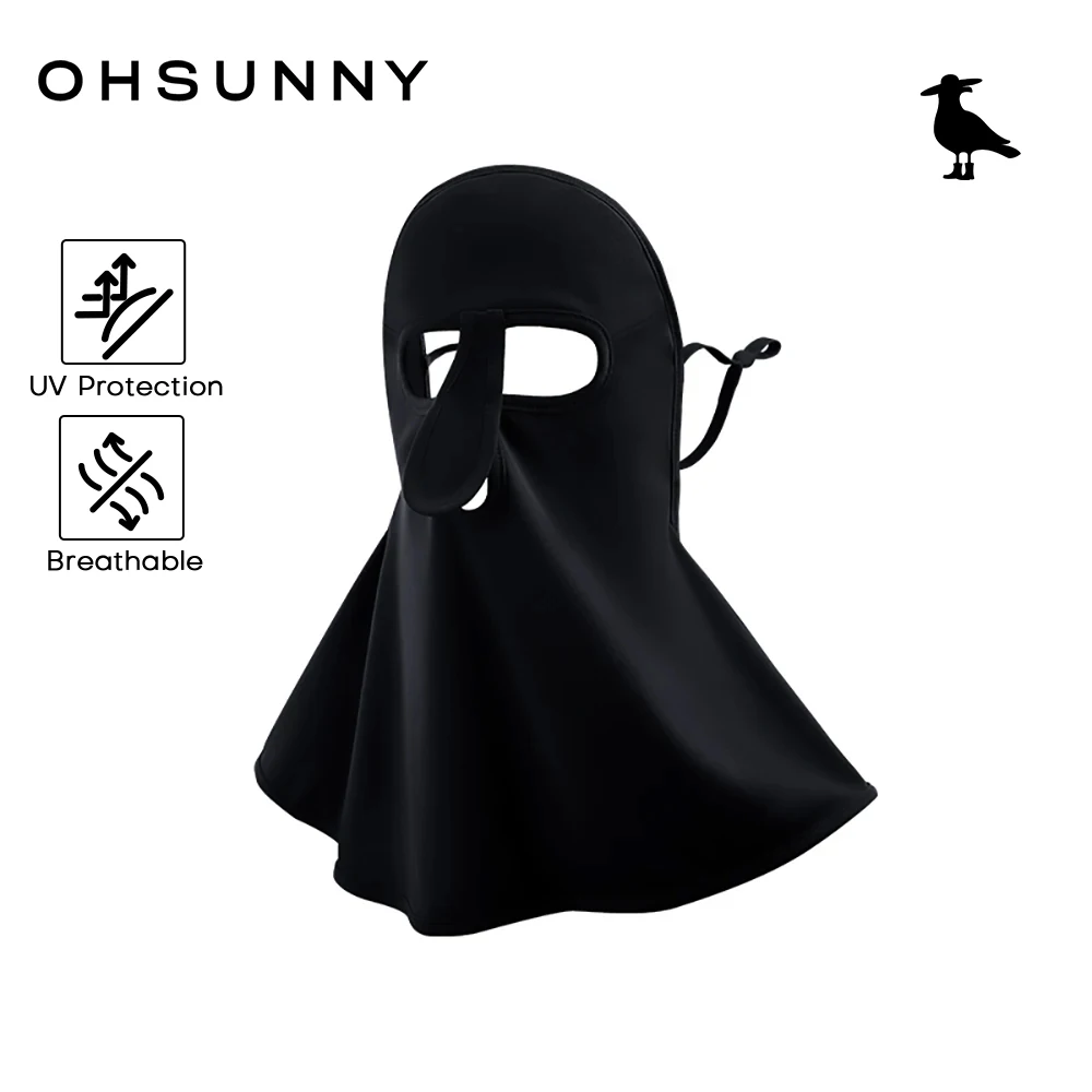 

OHSUNNY Sun Blocking Full Face Cover Summer Outdoor Unisex Cycling Bandana Neck Gaiter UV Masks with Cooling Lining UPF1000+