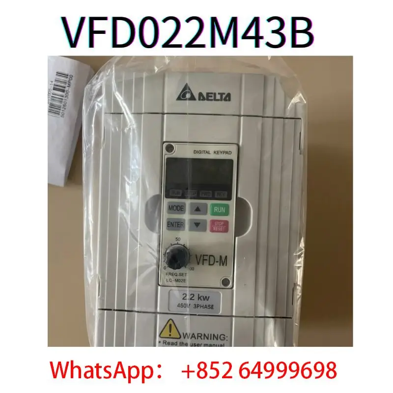 

Brand New Original Frequency converter VFD022M43B 2.2KW380V