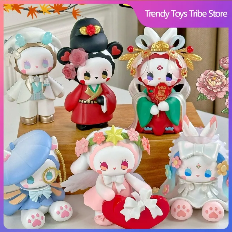 

Emma Secret Forest Beloved Series Blind Box Cute Anime Figure Doll Mystery Box Kawaii Ornaments Model Wedding Collect Toys Gift