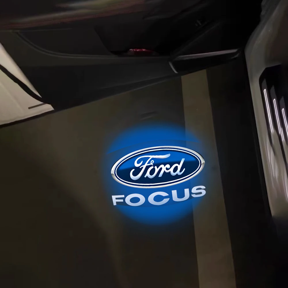 2pcs LED Car Logo Door Welcome Light Laser Projector Lamp Decoration For Ford CHIA-X 2007-2013 S-MAX 2007-2008 Accessories Valve - view 6