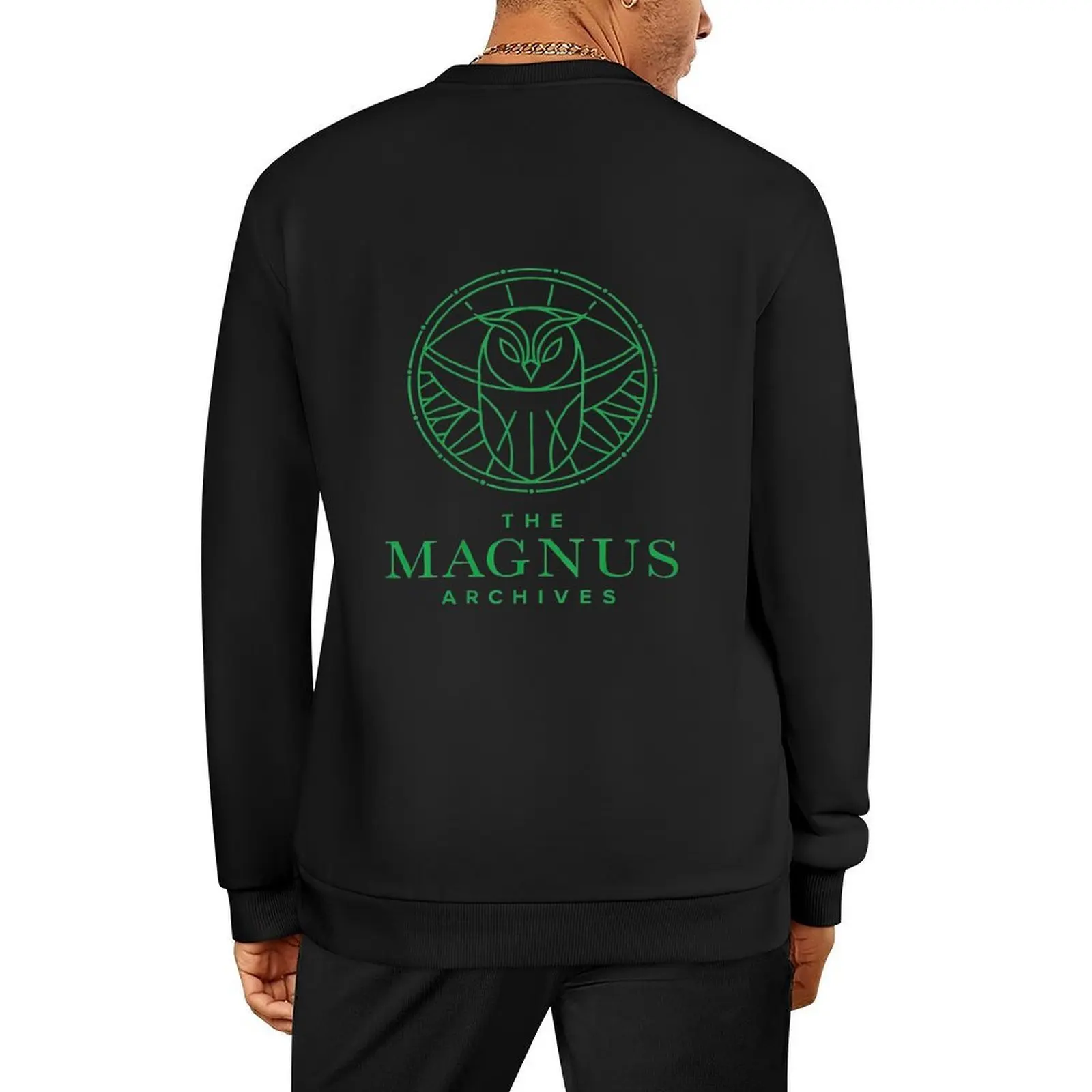 

the magnus archives spooky owl Pullover tracksuit men men's sweat-shirt set graphic t shirts men korean clothes sweatshirt