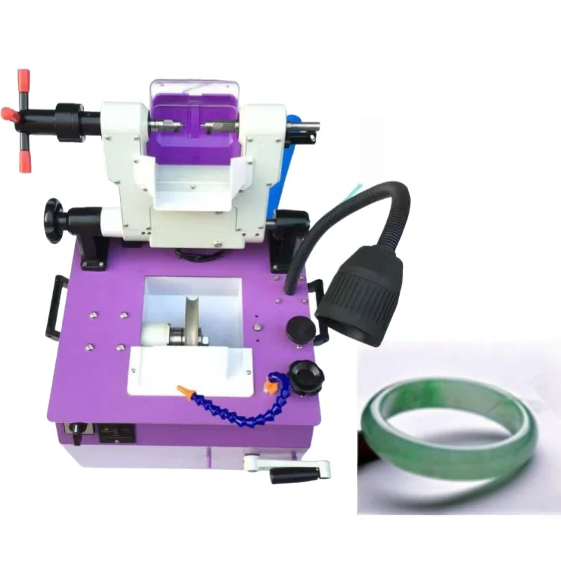Water Gem Grinder Setting Gemstone Cutting Equipment Beading Bracelet Forming Making Milling Machine Gemstone Cutting Machine