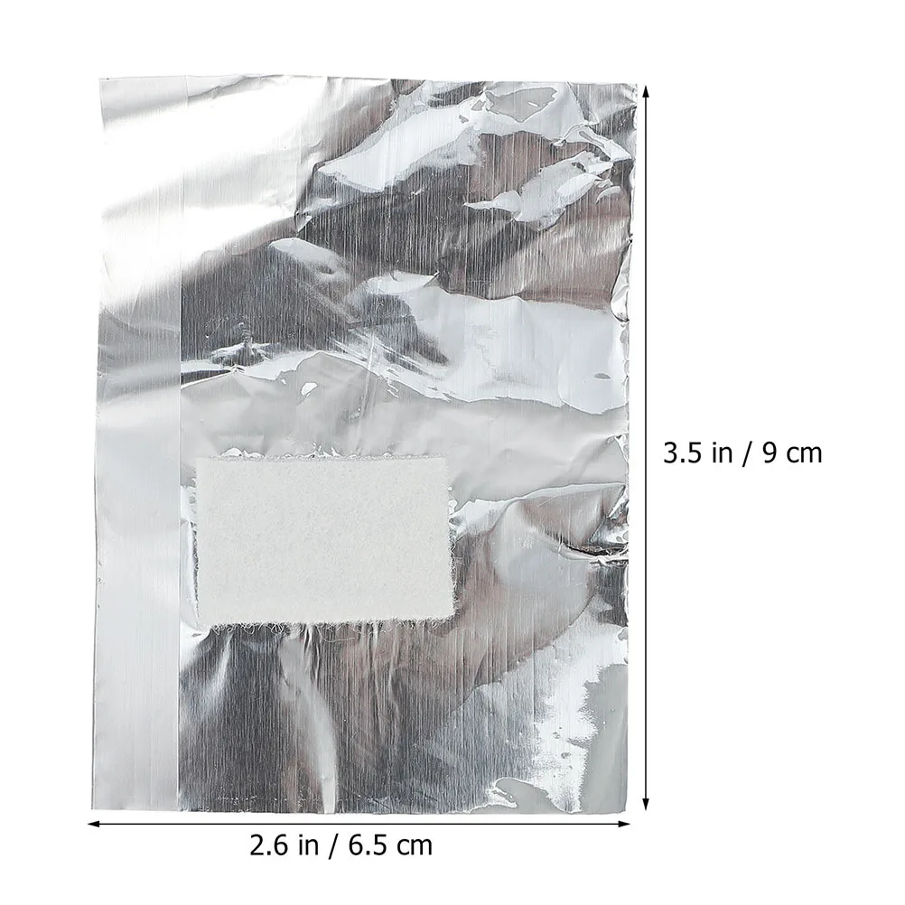 

150Pcs Nail Foil Wraps with Cotton Pads for Gel Polish Remover Easy Soak Off Manicure Removal Tool Disposable Nail Art Cleaning