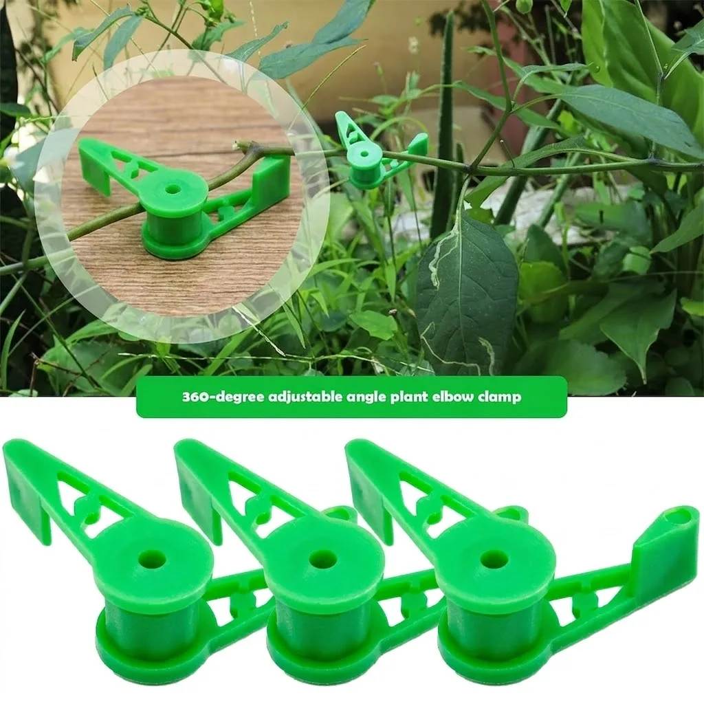 360 Degree Adjustable Plant Clips for Low Stress Training Plant Branches Bender Stem Trainer Clips to Help Grow Healthy Strong