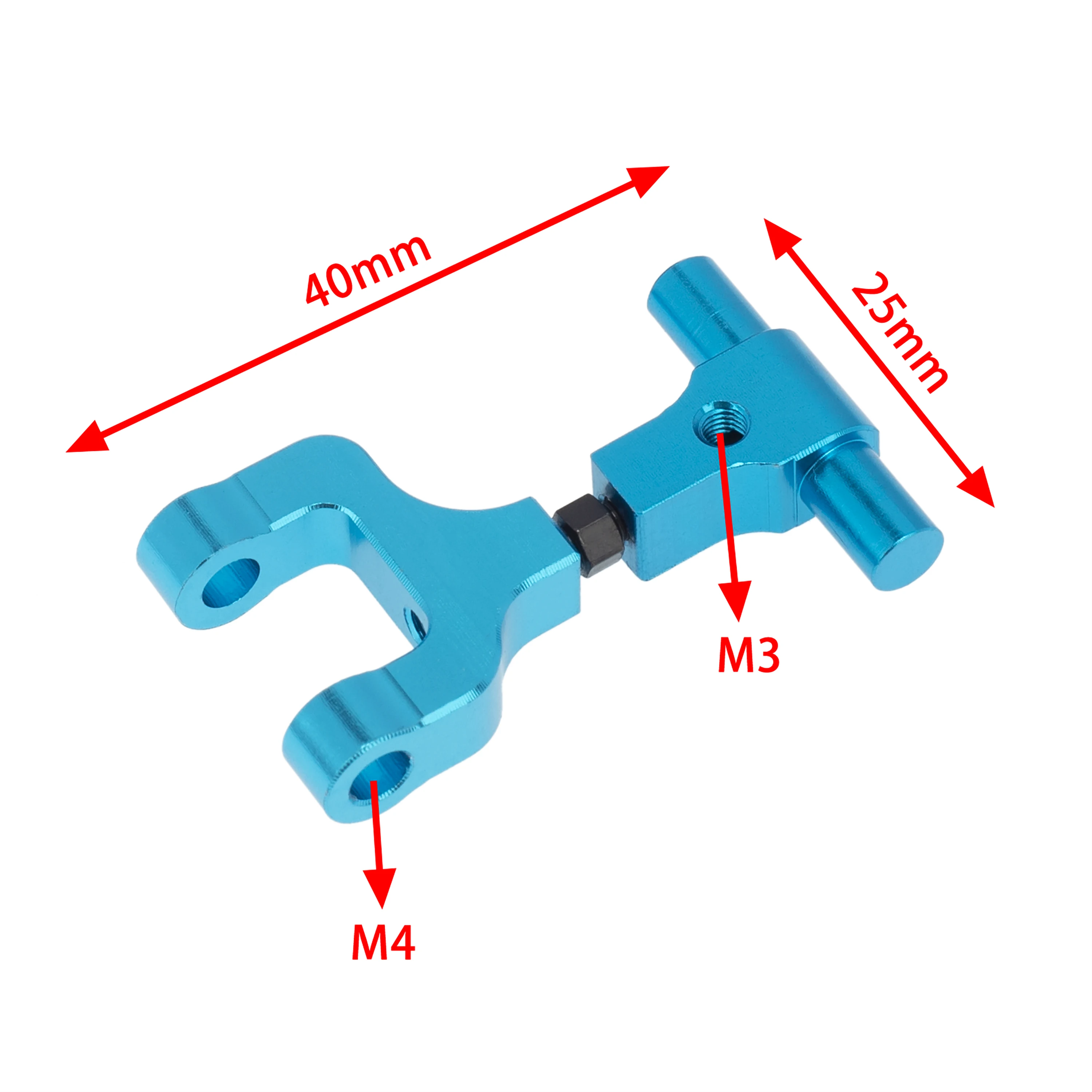 Tamiya TT02 Komplettes Metall-Upgrade-Teile-Set Antriebswelle CVD Lenkungsdifferential Lenkungsbaugruppe für Tamiya TT02 1/10 RC Auto – Detail 4