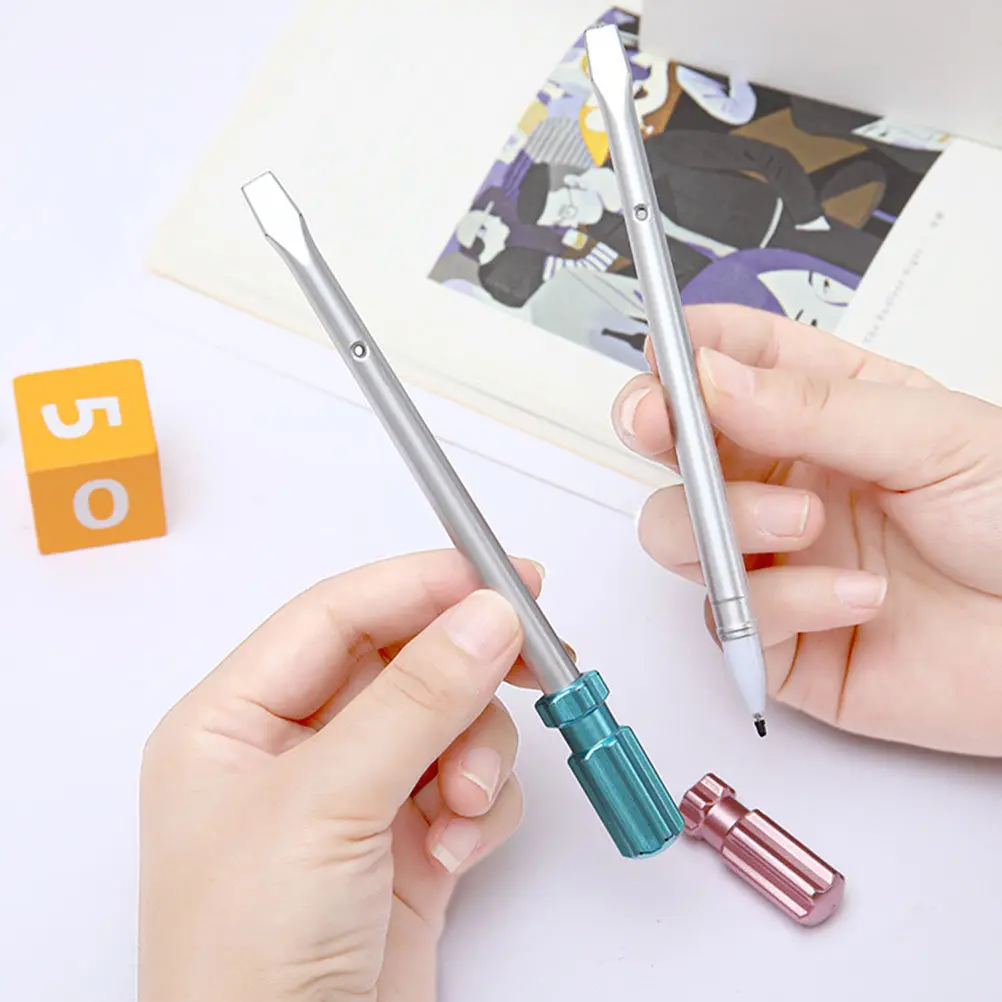 

12Pcs Fine Point Gel Pens Wrench Screwdriver Shaped Fun Pens for Greeting Cards Coloring Books Graduation Gift Stationery Set