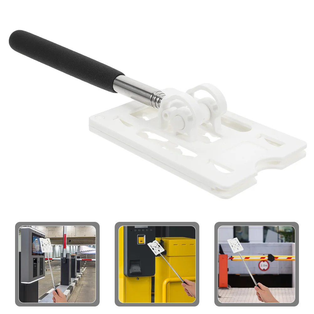 

Telescopic Parking Rod Vehicle Card Swiping Tool Parking Assistance Durable Safety Remote Control Automatic