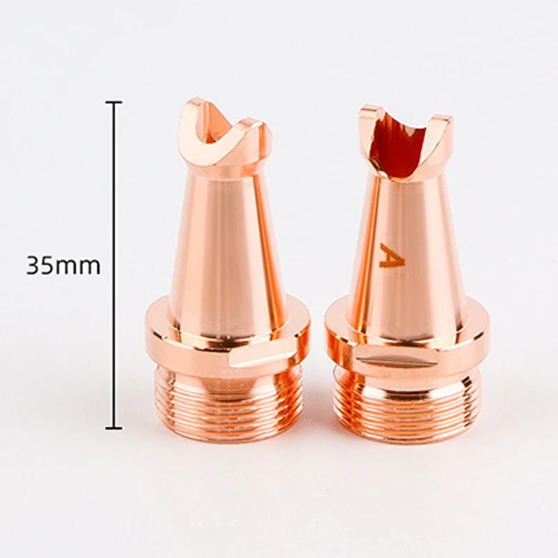 Laser Welding Nozzle Handheld Fiber Laser Welding Nozzle For Welding Machine Head Parts Red Copper Replacement Accessories