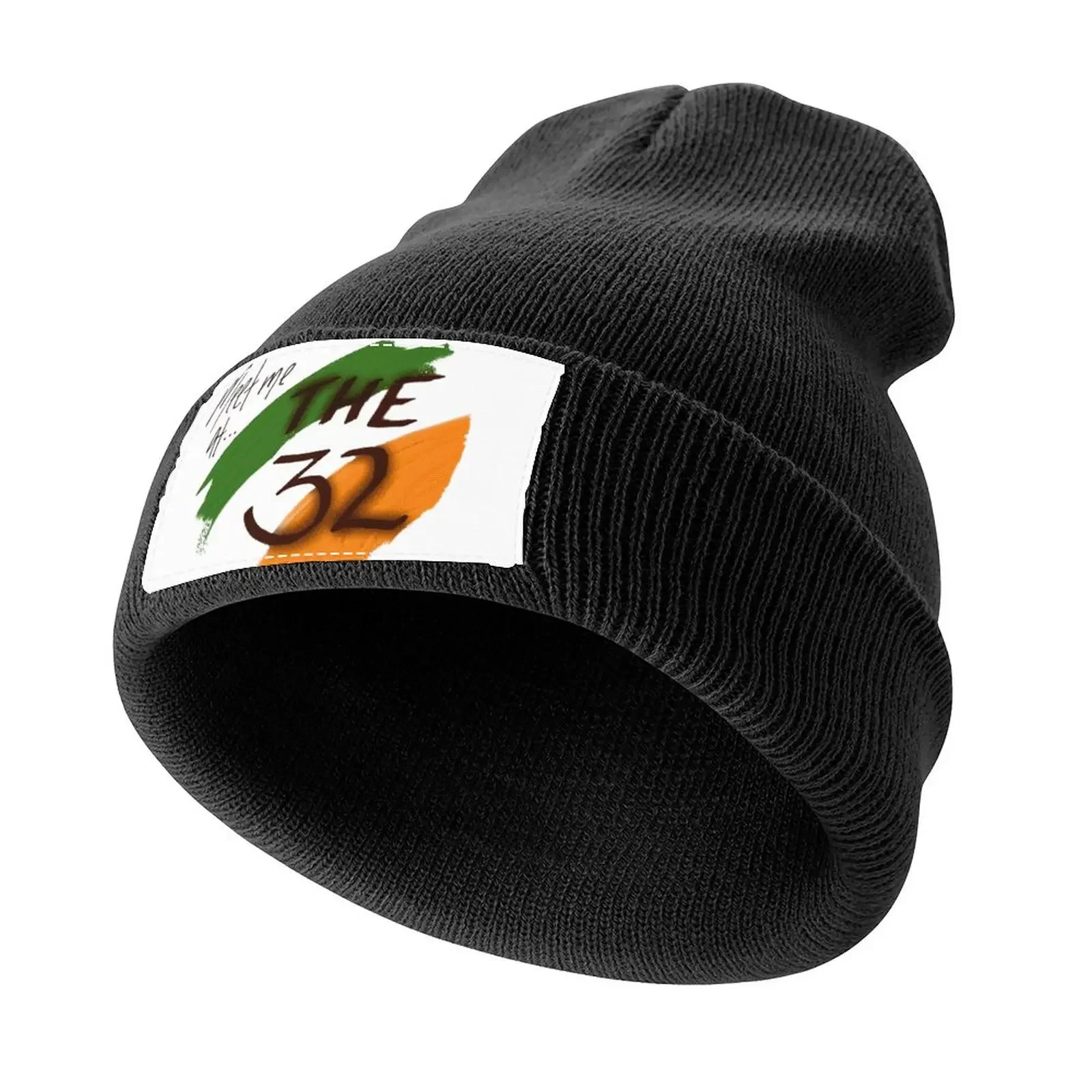 

Meet me at the 32 no background Knitted Cap Visor Uv Protection Solar Hat Anime Hat Streetwear Women's Beach Outlet Men's