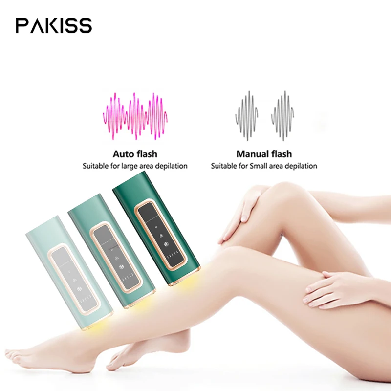 P^KISS Home Hair Removal Instrument Men Women\'s Whole Body Hair Removal Shaver Ice Sense Painless Electric Hair Removal Device