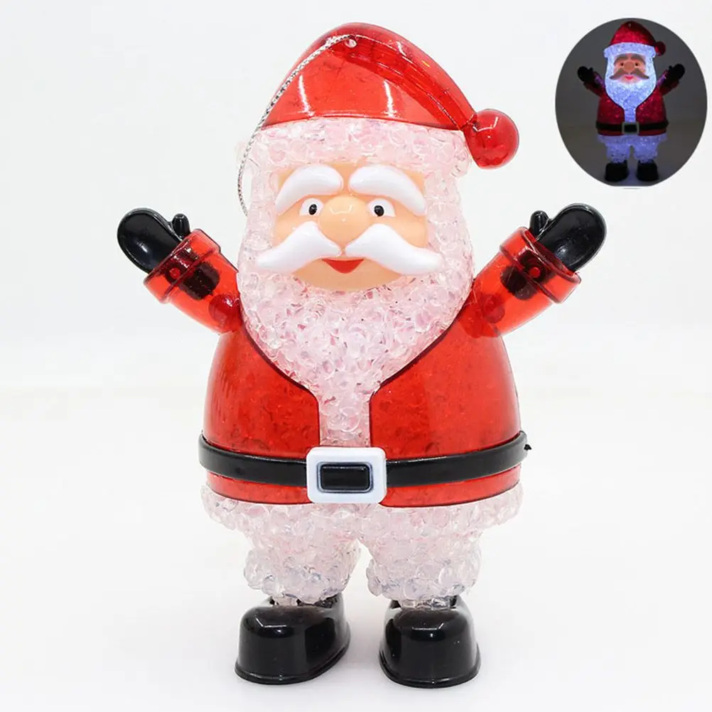 Christmas Santa LED Colorful Light Eco Christmas Night Light Friendly Night Lamp for Kids Party Decoration Mini Lantern Gift