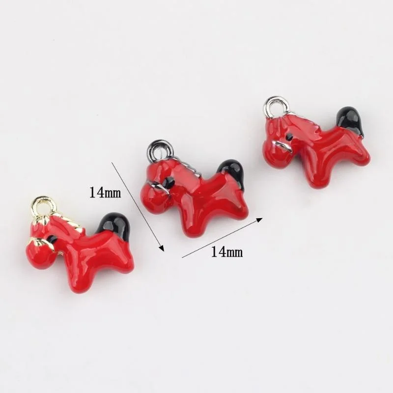 2PCS DIY Jewelry Making Zinc Alloy Horse Charms for Necklaces, Bracelets, Earrings, Keychains