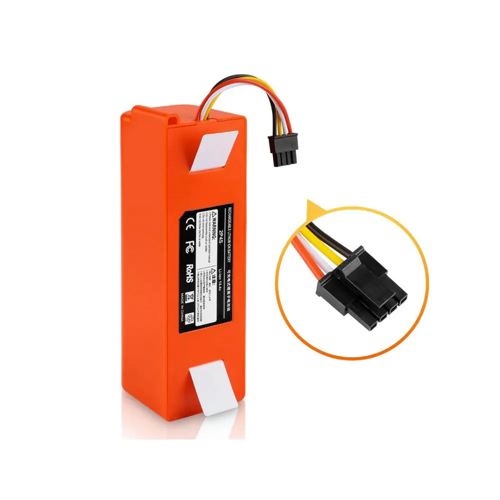 Imagem -02 - Bateria Original para Xiaomi s 1st 2s Roborock Sdjqr01rr S50 S51 S55 T60 t4 14.4v 5200mah8800mah Brr2p4s5200d