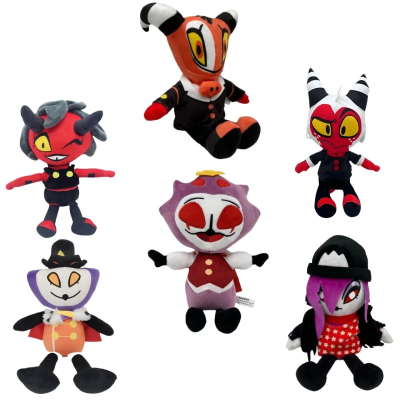 

Плюшевая игрушка Blit zo's Teddy Helluva Boss, плюшевые игрушки в виде животных, мягкая игрушка с героями мультфильмов, подарок на Рождество и день рождения для детей