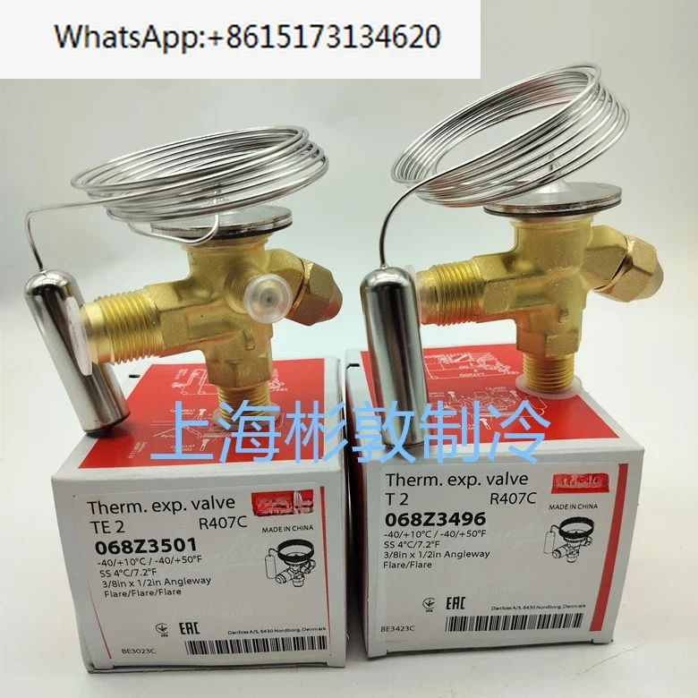 Válvula de expansión TZ2 068Z3496 TEZ2 068Z3501 R407C equilibrio interno