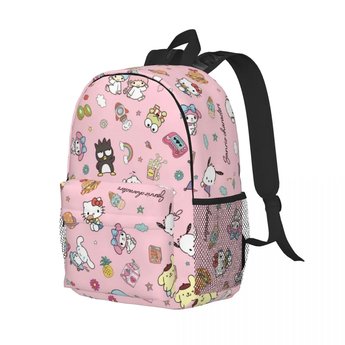 Little Twin Stars Mykiki Melala Printed Lightweight Casual Schoolbag For School, Outdoor, Shopping, Office 15inch