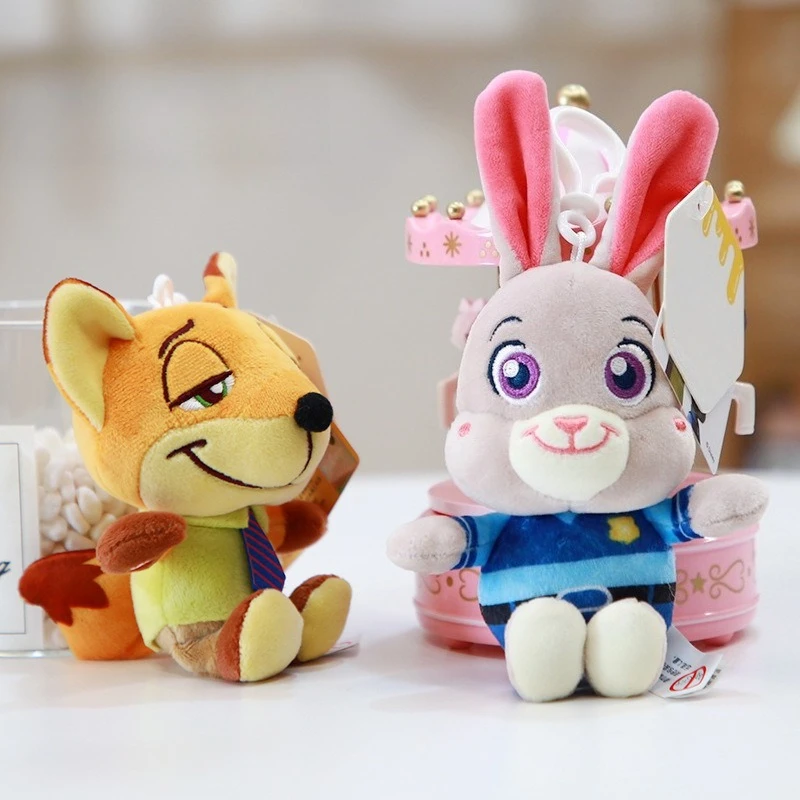 

Judy Nick Flash Keychain Cute Cartoon Key Pendant Fun DIY Decor Design Backpack Shoulder Bag Car Keys Creative Gift Accessories