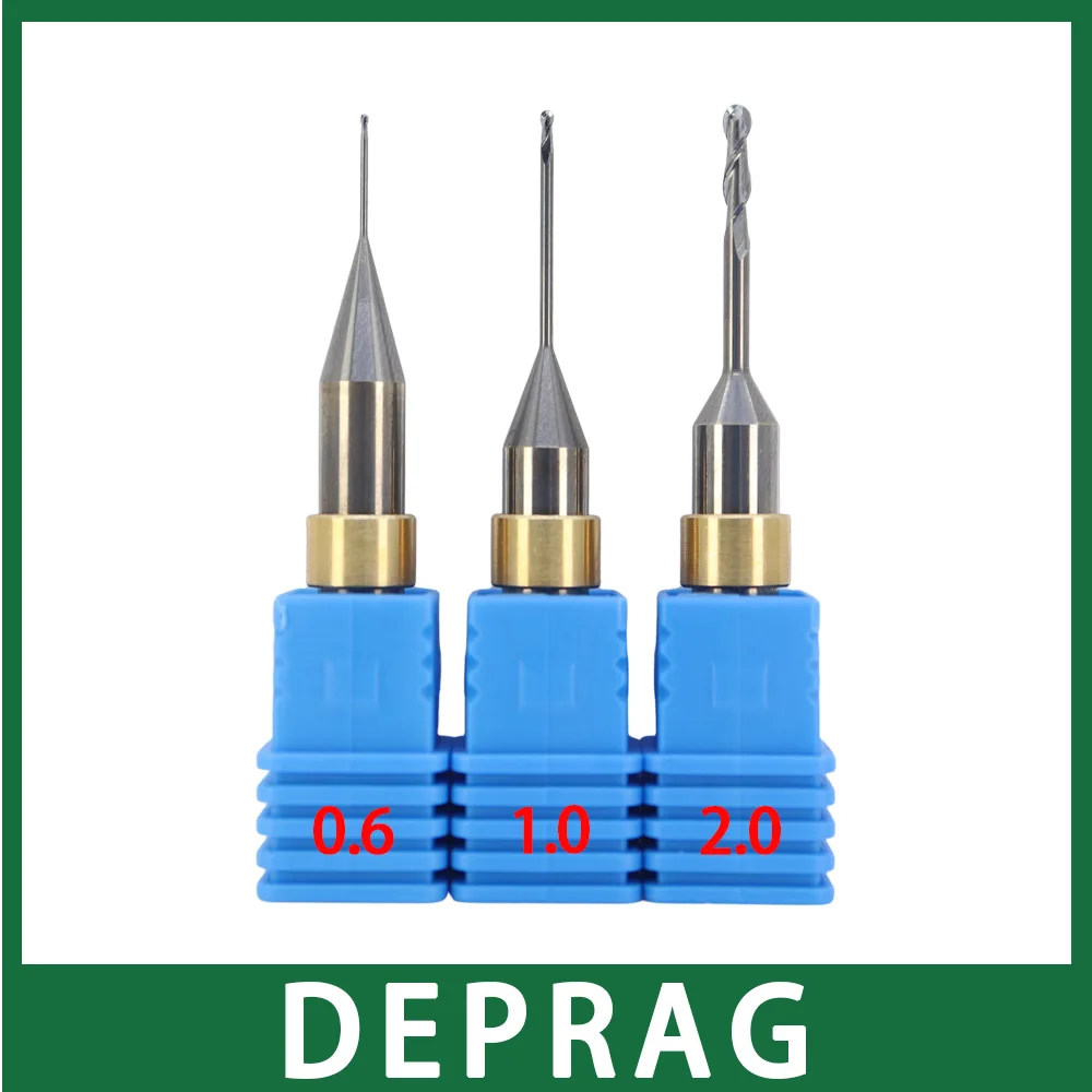 

DEPRAG CADCAM Tools 6mm Shank Carbide for Milling Zirconia, PMMA, Wax, Soft Metal,etc.