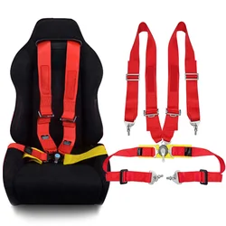 Universele Racing Veiligheidsgordel 3 inch Auto Sport Harnas Veiligheid 4 5 6 Punt Bevestiging Montage Quick Release Nylon Harnas Spa * co logo