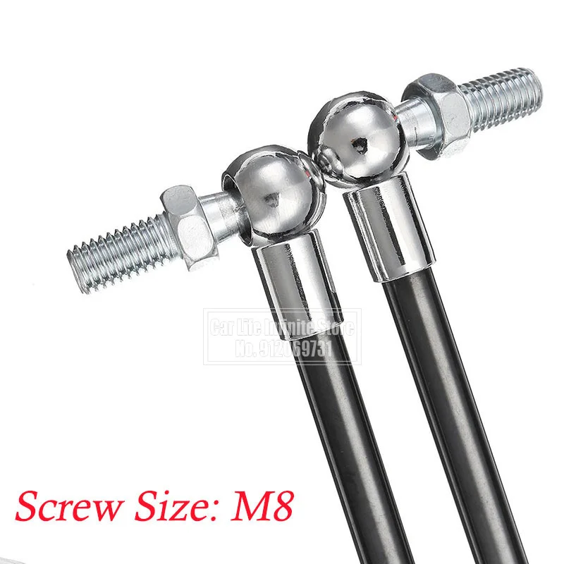 

400N Universal 300-600mm Gas Spring Lift Support Front Bonnet Hooded Rear Trunk Tailgate Boot Shock Lift Gas Strut Support Bus