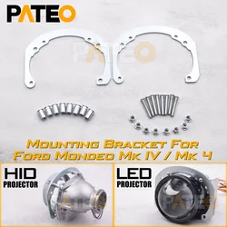 Adapter Frame Mounting Bracket For Ford Mondeo 4 Mk IV Headlight Retrofit Tools For Hella G5 3R / Q5 Bi-xenon Bi-LED Lenses