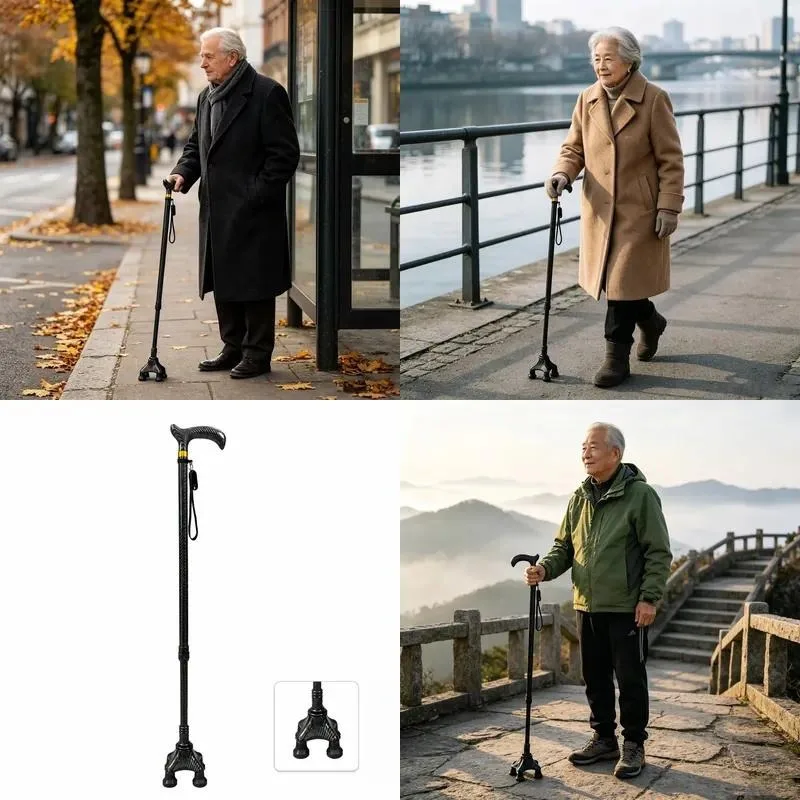 for China's best price high-quality retractable carbon fiber cane, carbon fiber walker cane, suitable for elderly men and