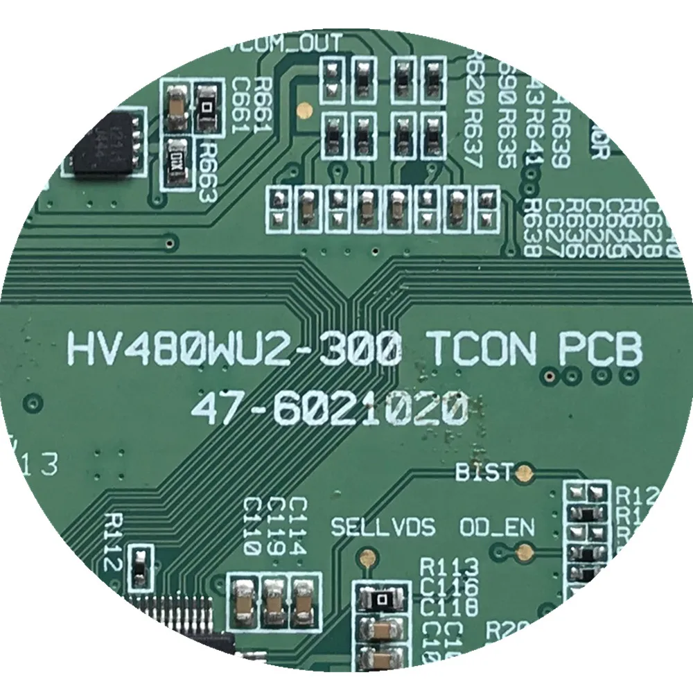 HV480WU2-300 TCON PCB 47-6021020 HV480WU2 Tcon Board for TV LE48D8800 48E5CHR ...etc. Display Card for TV Replacement Board