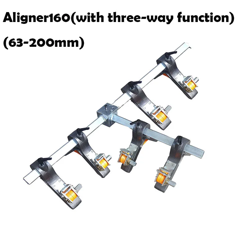 

Aligner 160-T-6(63-200mm) Pipe Clamps with Three-Way Function Includes 6 Fixtures