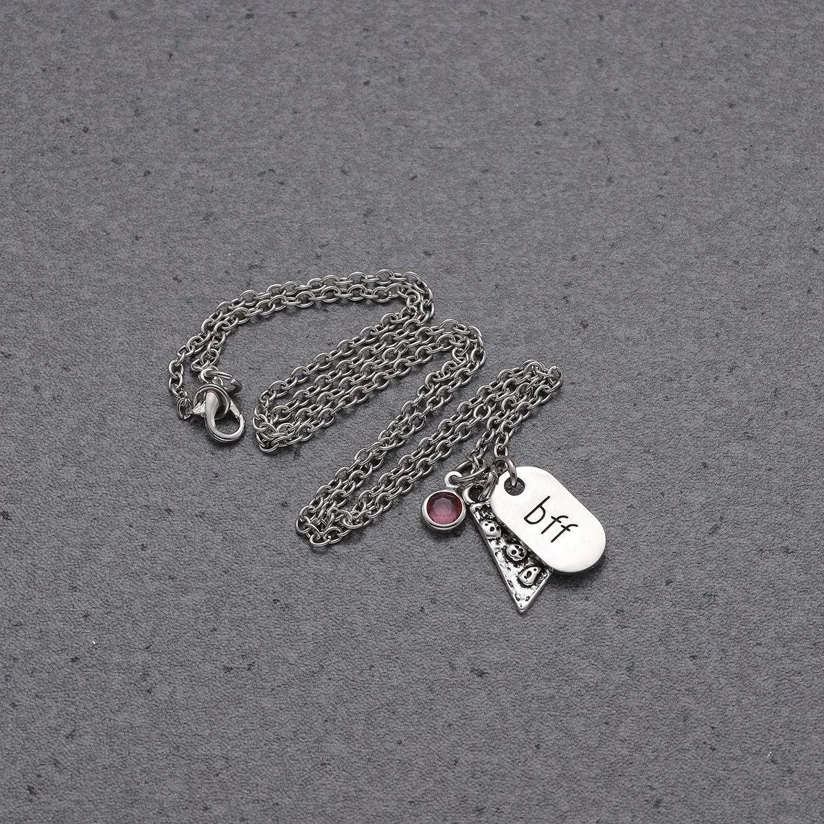 

6pcs Couple Necklace Pendant Pizza Diamond Alloy Sweater Chain For Women Friends Fashion Jewelry Gift Daily Wear Party
