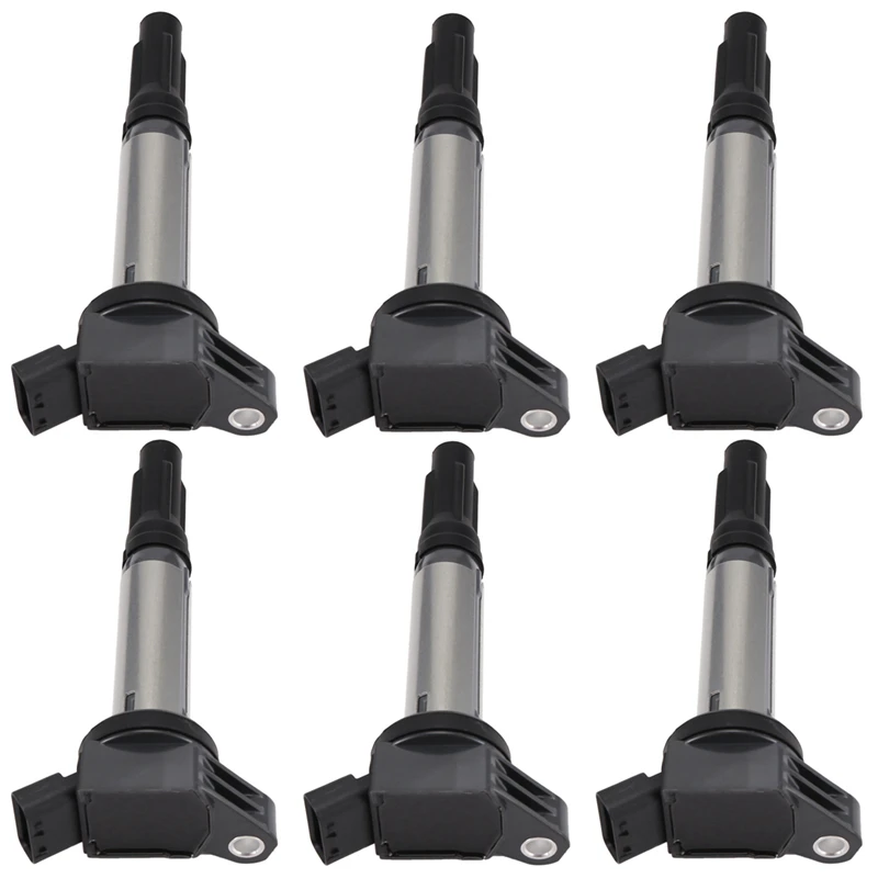 6Pcs Ignition Coil Pack 90919-02255 For Lexus ES350 RX350 Toyota Avalon Camry RAV4 Highlander