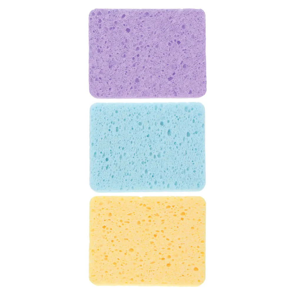 

3Pcs Artist Watercolor Sponges Super Absorbent Durable Elasticity for Watercolor Brushes Oil Pastels Painting Tools Supplies