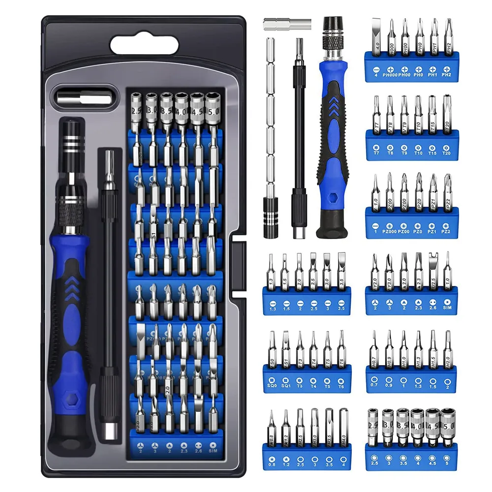 

Precision Screwdriver Set, 60 in 1 Screwdriver Kit, Magnetic Driver Electronics Repair Tool Kit for iPhone, Tablet, , Xbox,PC