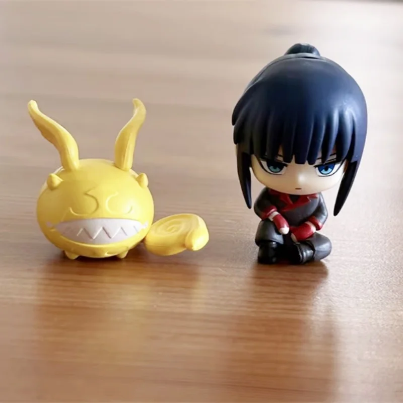 Figura Coleccionable Original de Bandai D Gray Man Gashapon, Mini Figura en Pose Sentada, Allen Walker, Yu Kanda, Lenalee Lee, Lavi, para Regalo